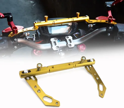 Miniatura 9 de Barra de equilibrio ajustable para motocicleta, barra transversal, horquilla, palanca de refuerzo, soporte de teléfono GPS para Xmax 125 250 300 400