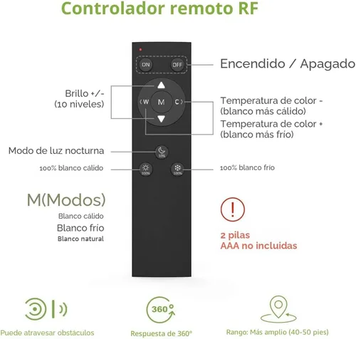 Miniatura 6 de NOVOSTELLA Kit de tira de luces LED blancas sintonizables de 20 pies, regulable, 3000K-6500K, 24V, cinta de luces LED con control remoto, cuerda