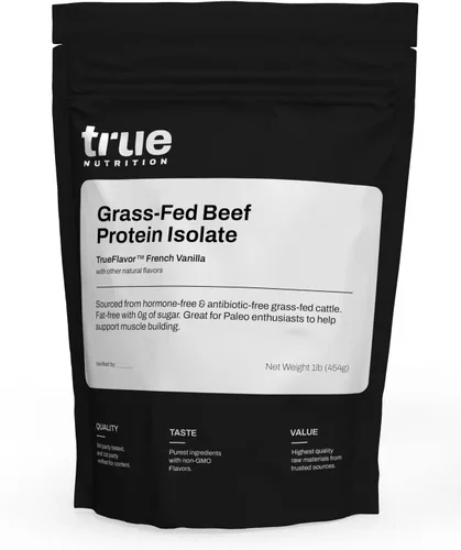 Miniatura 12 de True Nutrition Polvo aislado de proteína de carne de res alimentada con pasto – 1.02 oz de proteína por porción – Cero carbohidratos, sin grasa, sin