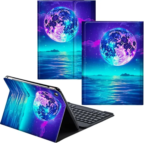 Miniatura 119 de Para Samsung Galaxy Tab S6 Lite Funda 2022/2020 Teclado Inalámbrico Desmontable Y Cubierta De Soporte De Cuero PU Funda Protectora Para Samsung