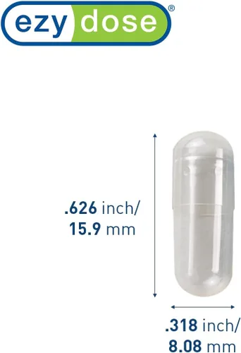 Miniatura 3 de EZY DOSE Gelatina Tamaño 2 cápsulas, cápsula de gel vacía para una fácil composición y llenado de suplementos en polvo, medicamentos y vitaminas