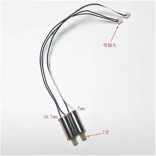 Miniatura 2 de 716 Size 7Teeth Motor Engine Part Replacement Accessory Fit for E88 PRO RC Drone Quadcopter Spare Part(Set 02)
