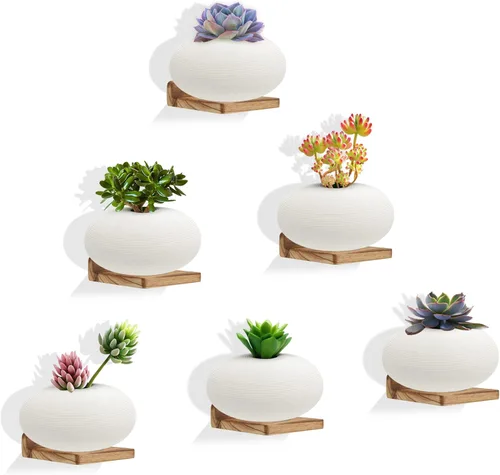 Miniatura 10 de Estante flotante pequeño, mini estante montado en la pared de 5 x 5 pulgadas, estante de madera rústica para dormitorio, sala de estar, baño, Gris