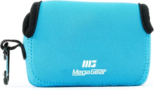 Miniatura 10 de MegaGear Canon Powershot Sx730 Hs, Sx720 Hs, Sx710 Hs, G16, G15 Funda de neopreno ultra ligera para cámara, con mosquetón, color gris, MG1246, piel