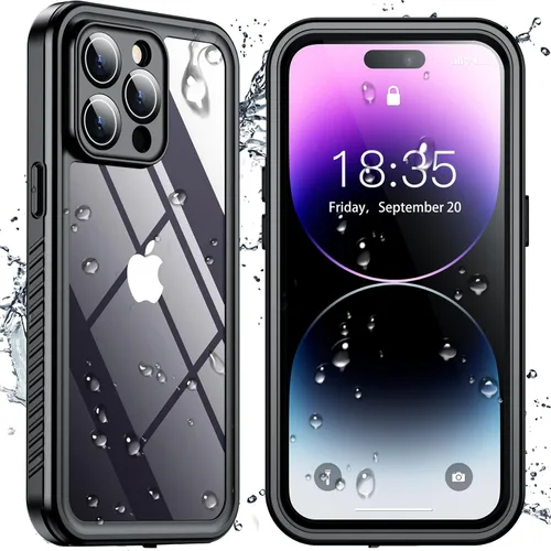 Miniatura 17 de SPIDERCASE Solo diseñada para el iPhone 13 Pro Max, funda impermeable, lente incorporada y protector de pantalla, protección completa de alta