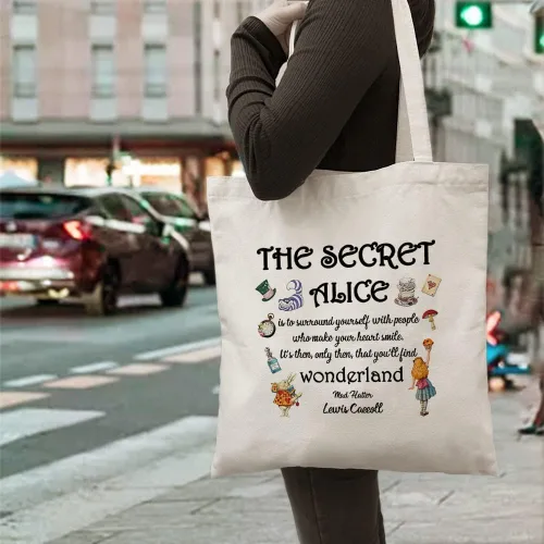 Miniatura 4 de ZHANTUONE Wonderland Theme - Bolsas de viaje para cosméticos, bolsas plegables y bolsas de cosméticos para almacenamiento de gran capacidad, regalos