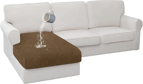 Miniatura 49 de Fundas de cojín impermeables para sofá, funda elástica lavable con diseño elástico antideslizante, protector de muebles para mascotas y niños
