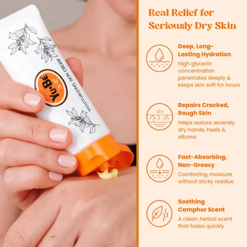 Miniatura 2 de Yu-Be Crema hidratante para la piel (individual) – Crema hidratante para la noche y el día Hidratante calmante para piel seca Seguro