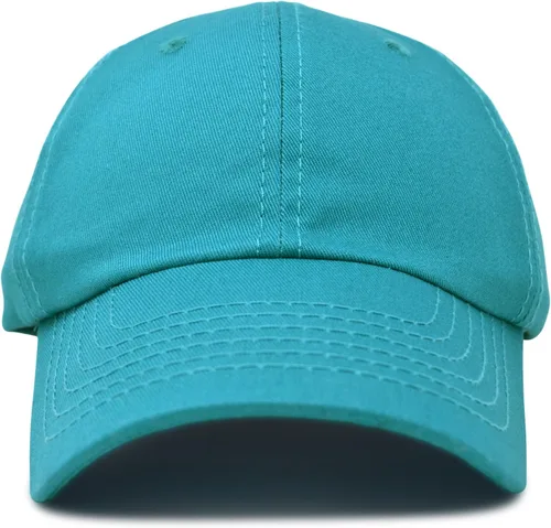 Miniatura 99 de DALIX Gorra de béisbol para papá, lisa, para hombre, mujer, algodón, ajustable, en blanco, sin estructurar, suave