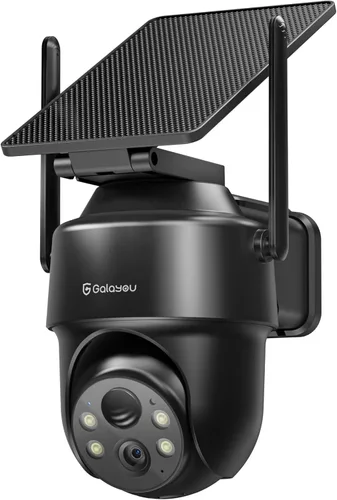 Miniatura 9 de GALAYOU Cámaras 2K para seguridad en el hogar, cámara inalámbrica WiFi de 2.4G para exteriores, funciona con energía solar/batería