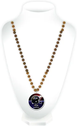 Miniatura 17 de Rico Industries NFL unisex-adult Team Logo Mardi Gras Style Beads