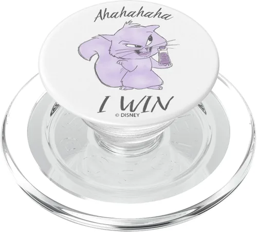 Miniatura 8 de Disney Emperors New Groove Cat Yzma Ahahahaha I Win PopSockets PopGrip: agarre intercambiable para teléfonos y tabletas