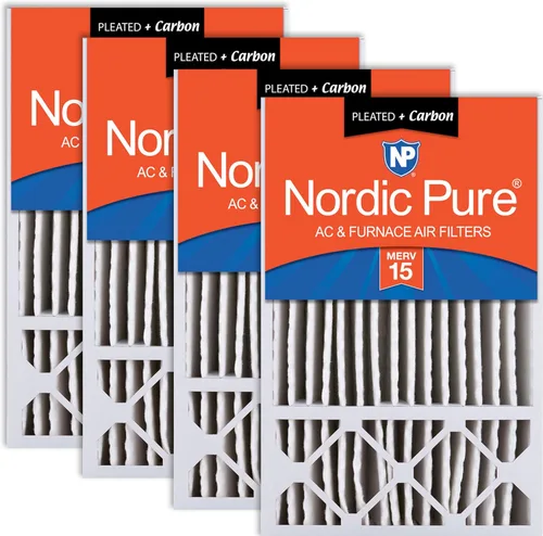 Miniatura 13 de Nordic Pure 16x25x5 (15_3/4 x 24_3/4 x 4_3/8) Filtros de aire de repuesto MERV 12 para Honeywell/Lennox, paquete de 2