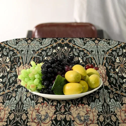Miniatura 357 de Mantel Floral Retro de Pájaros, Diseño Original Bohemio William Morris Estampado Cubierta de Mesa para Hogar Picnic Fiesta Comedor Cocina William