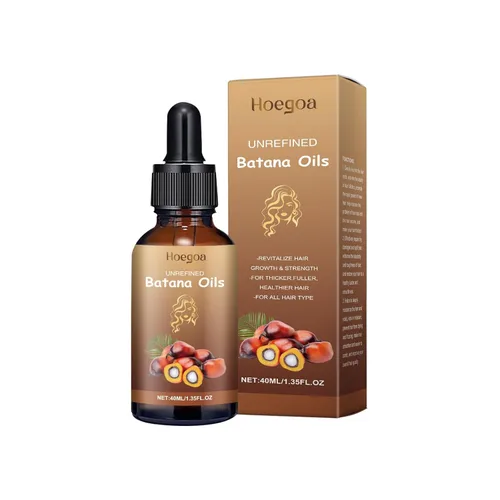 Aceite de batana sin refinar – Aceite de pelo hondureño 100% puro aprobado por el Dr. Sebi para el crecimiento, cabello más grueso y fuerte, nutre