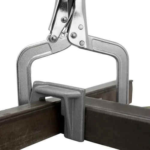 Miniatura 4 de Strong Hand Tools JointMaster, herramienta de sujeción de ángulo de 90 grados, profundidad de garganta: 3", capacidad máxima: 1-1/4", OAL: 8-1/2