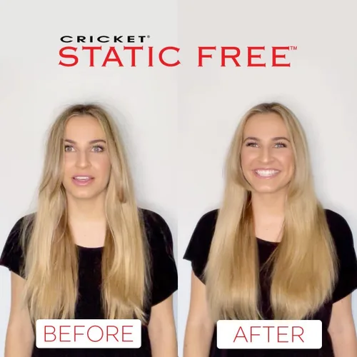 Miniatura 3 de Cricket Cepillo de pelo rápido Flo Vent libre de estática, secado rápido, fácil de peinar y desenredar sin enredos para todo tipo de cabello, largo