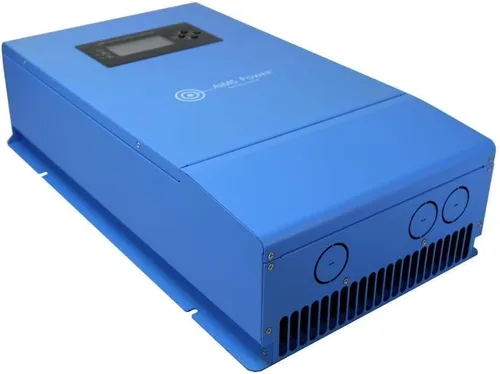 AIMS Power SCC80AMPPT Controlador de carga solar MPPT de 80 amperios; carga sistemas solares de 12, 24, 36 y 48 voltios; carga de 4 etapas; selector