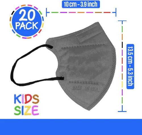 Miniatura 4 de Lutema Mascarilla desechable 3D de material plegable cómodo y duradero, con cintas elásticas para las orejas, fabricada en Estados Unidos, diseño