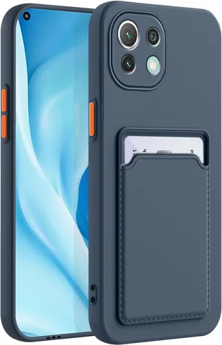Miniatura 31 de Funda para Redmi Note 9 Pro, Redmi Note 9s con ranura para tarjetas de crédito, TPU suave silicona TPU resistente a los arañazos delgada ranura