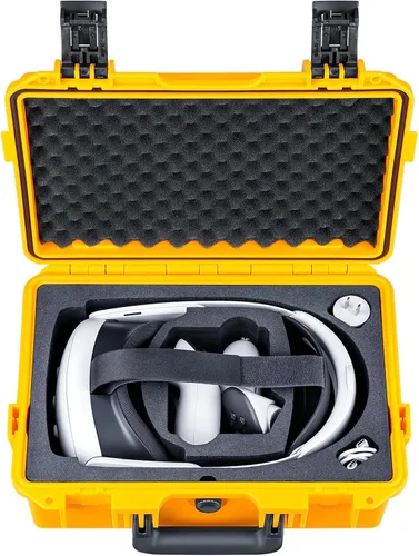 Miniatura 8 de Lykus Titan OQ200 - Funda rígida impermeable, funciona con Quest 3S/Quest 3/Quest 2, compatible con correa oficial Elite, mejor protección