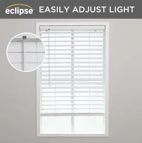 Miniatura 3 de Eclipse Persianas de Vinilo Premium de 2 Pulgadas para Filtrado de Luz y Privacidad, Persianas Duraderas para Oscurecer Habitaciones para el Hogar u