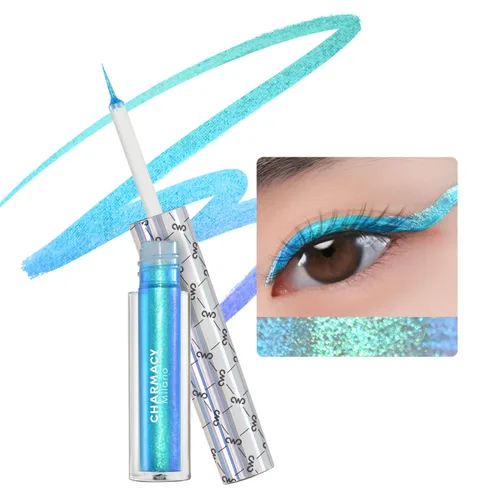 Miniatura 25 de CHARMACY Delineador Líquido para Ojos Resistente al Agua, Lápiz delineador de ojos negro intenso de larga duración con punta ultra fina, a prueba