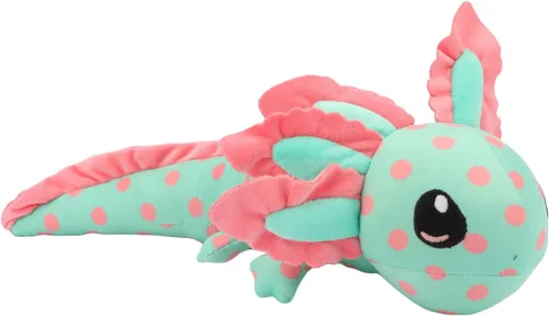 Miniatura 12 de Peluche realista de ajolote azul de 17.7 pulgadas, suave y largo animal de peluche de salamandra, lindo peluche de anfibio para niños, niñas, niños