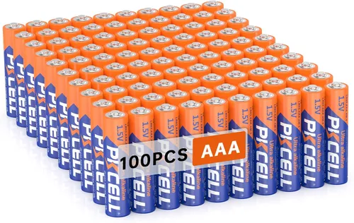 Miniatura 10 de PKCELL - Paquete de 8 baterías AAA, baterías Triple A, batería alcalina de alto rendimiento de 1.5V para linternas, teclados, relojes, juguetes