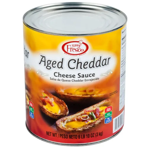 Miniatura 2 de TableTop King - Salsa de queso cheddar añejado muy fresco #10 lata - 6/caja