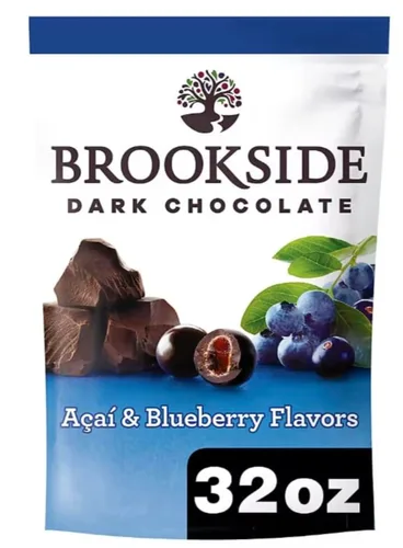 Brookside Chocolate Oscuro, Acai/Arándano, Básico, 32 Onzas