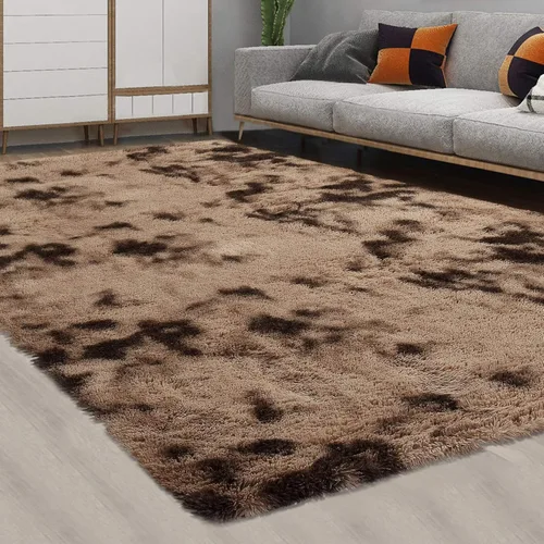 Miniatura 17 de CAROMIO Alfombra Corredor Esponjosa para Dormitorio Sala de Estar 2x6 Pies, Alfombras de Área Shag Alfombra de Felpa Suave Gruesa Larga de Piel Tie