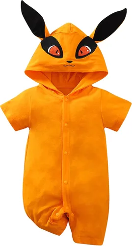 Miniatura 7 de Lindo mameluco de anime para bebé niño y niña, mameluco para Halloween, cosplay, ropa