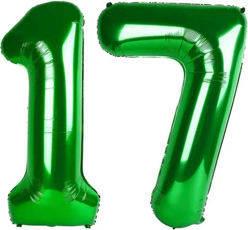 Miniatura 171 de Globo de cumpleaños número 4 dorado de 40 pulgadas, globos gigantes del número cuatro 14 24 34 40 44 2024, globos grandes de lámina de mylar para Oro