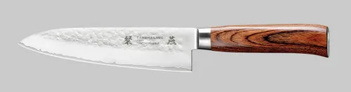 Miniatura 2 de Tamahagane San Tsubame Micarta - Cuchillo de chef martillado de 8 pulgadas
