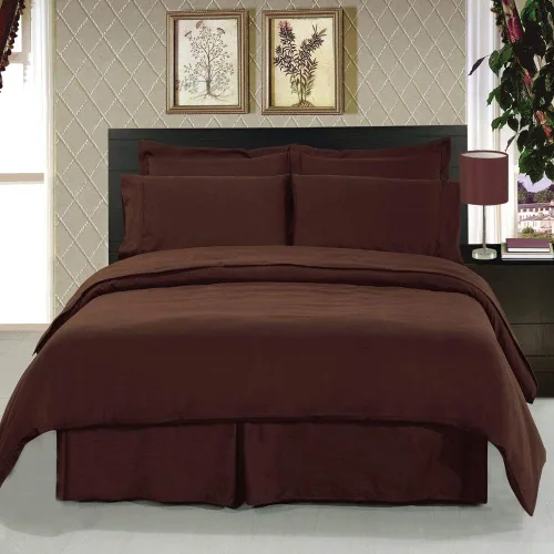 Miniatura 7 de Royal Hotel Bedding Juego de funda de edredón - Ligero y ultrasuave - Sin arrugas doble cepillado, funda de edredón sólida con cierre de botón y 2