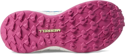 Miniatura 3 de Merrell Zapato de senderismo Moab Flight Low unisex para niños, Verde azuladoLimaFucsia