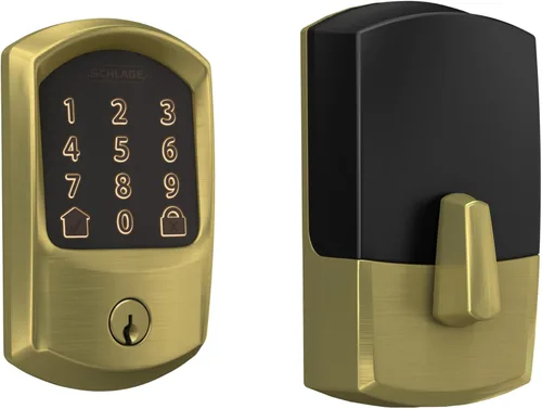 Miniatura 15 de Schlage - Cerradura inteligente Wi-Fi de codificación con borde Camelot en bronce envejecido