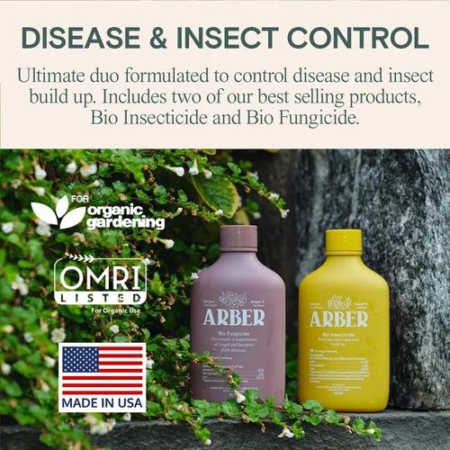 Miniatura 2 de Insecticida y fungicida orgánico para plantas, protección interior/exterior para controlar el mildiú polvoriento, ácaros, pulgones, moscas blancas