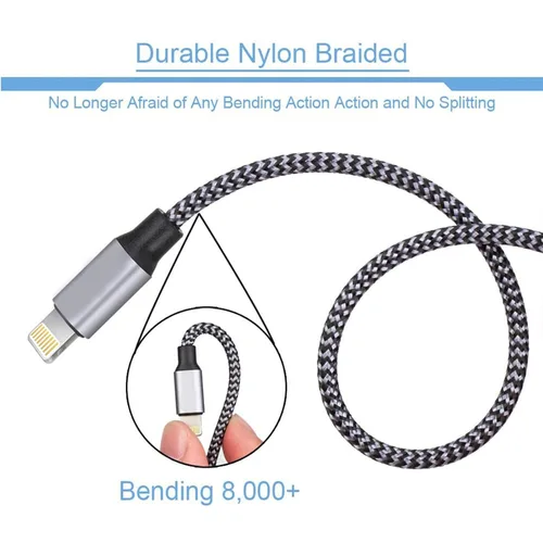Miniatura 3 de Cargador rápido para iPhone, cargador de iPhone de carga rápida, paquete de 2 cargadores de pared USB de doble puerto, adaptador de bloque