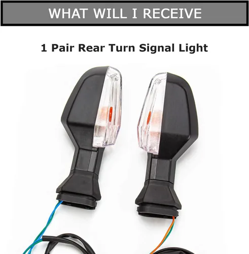 Miniatura 5 de PSLER Luz intermitente trasera delantera trasera para Ninja 650 ER-6F 2012-2016 para Ninja 300 EX300 2012-2016 y para Ninja 1000 2011-2017