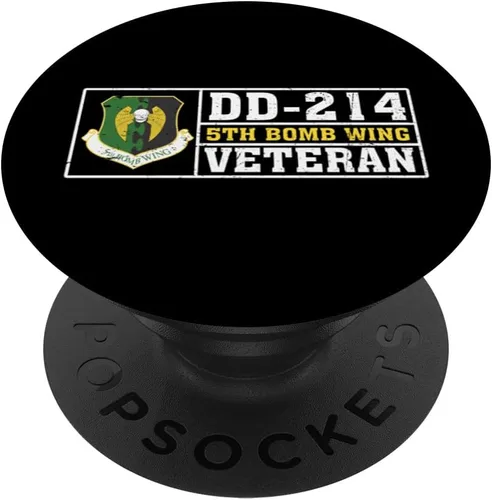Miniatura 6 de Proud 5th Bomb Wing Veteran Patriotic US Vet Military PopSockets MagSafe PopGrip for iPhone