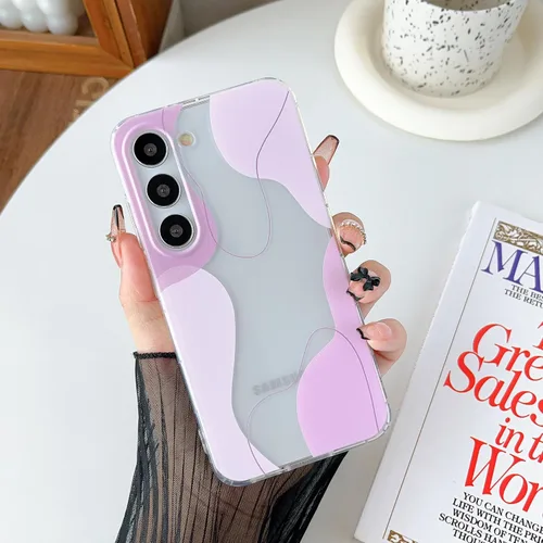 Miniatura 8 de DEFBSC Funda compatible con Samsung Galaxy S22, diseño artístico de forma suave con funda protectora de parachoques incorporada, bonita funda