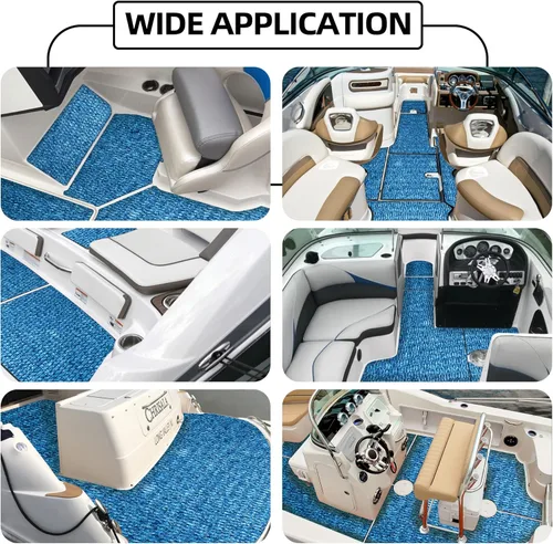 Miniatura 8 de Focean Piso de etilvinilacetato para lancha, cubierta, piso marino de camuflaje, tapete autoadhesivo para lancha a motor, caravana, yate, kayak