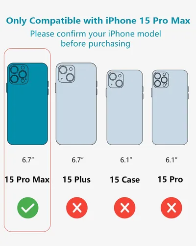 Miniatura 2 de SCORPIFY Funda para iPhone 15 Pro Max con diseño floral de Nemophila azul, bonita funda transparente para teléfono para mujeres y niñas