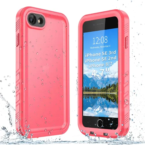 Miniatura 62 de SPORTLINK Funda impermeable para iPhone SE 3rd 2022/iPhone SE 2nd 2020/iPhone 7/8 - Con protector de pantalla integrado, funda impermeable de cuerpo