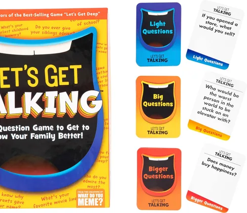 Miniatura 2 de WHAT DO YOU MEME? Let's Get Talking: El juego de preguntas para conocer mejor a tu familia por Relatable, diseñado para mayores de 8 años