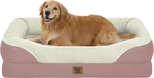 Miniatura 12 de Cama ortopédica grande lavable para perros, sofá XL para perros, cama de cuatro lados para perros, impermeable, antideslizante, para perros de gran