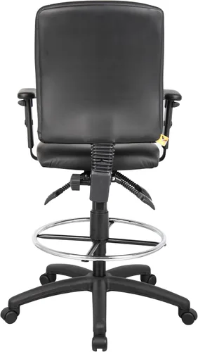 Miniatura 8 de Taburete multifunción Boss, de tela, Plástico Madera, Negro