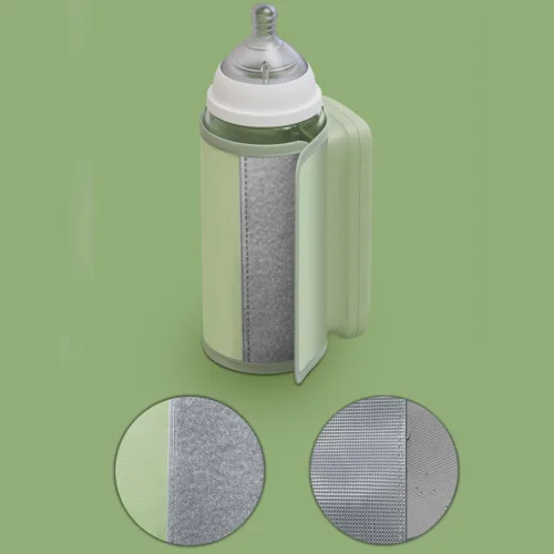 Miniatura 6 de Calentadores de biberones portátiles – Calentador de biberones recargable por USB, calentador de biberones para viajes con pantalla digital, batería
